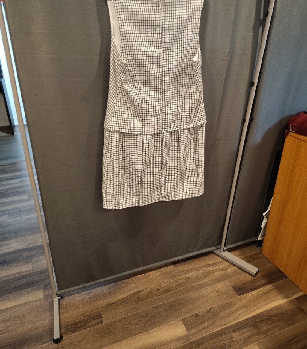 🔥2 For 39$🔥 2 In 1,Suzy Shier Checked Pleated Skirt Set with Sleeveless Vest - Picture 5 of 5